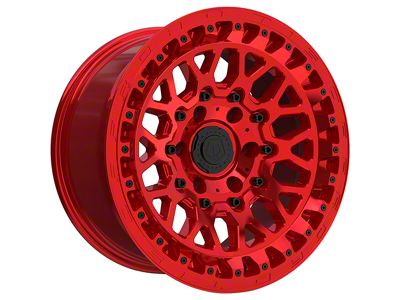 TIS 555MRT Gloss Red 6-Lug Wheel; 17x9; -12mm Offset (05-15 Tacoma)