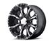 HELO HE791 MAXX Gloss Black Milled 6-Lug Wheel; 18x9; -12mm Offset (16-23 Tacoma)
