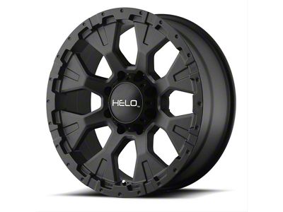 HELO HE878 Satin Black 6-Lug Wheel; 18x9; -12mm Offset (22-24 Tundra)