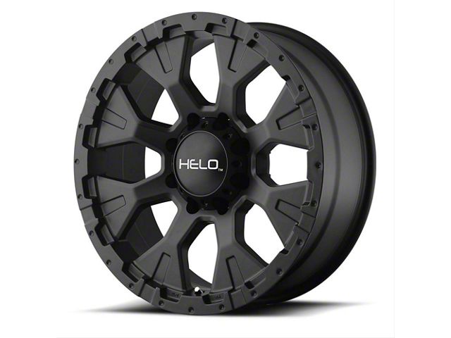 HELO HE878 Satin Black 6-Lug Wheel; 18x9; -12mm Offset (03-09 4Runner)