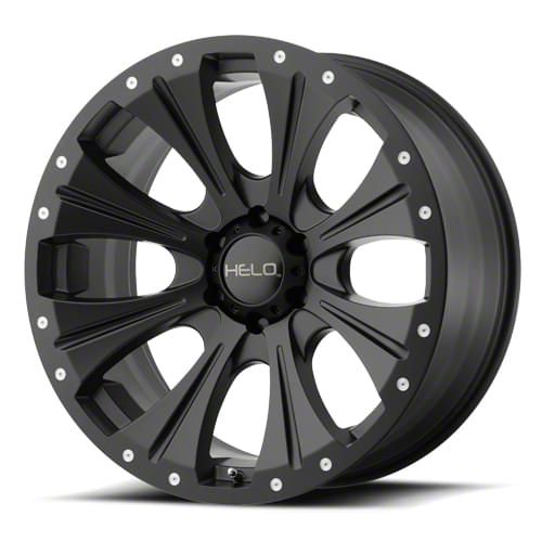 Helo Tacoma He904 Satin Black 6 Lug Wheel 17x9 0mm Offset