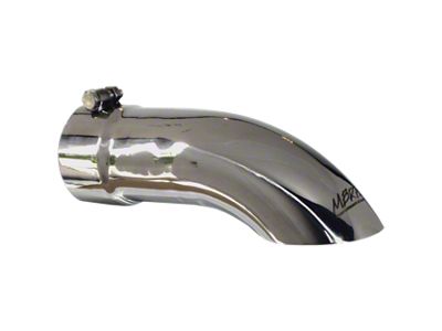 MBRP Turn Down Exhaust Tip; 3.50-Inch; Polished (Fits 3.50-Inch Tailpipe)