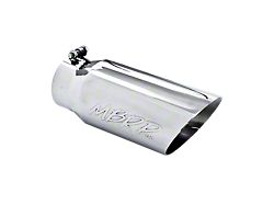 MBRP 5-Inch Dual Wall Angled Exhaust Tip; Polished (Fits 4-Inch Tailpipe)