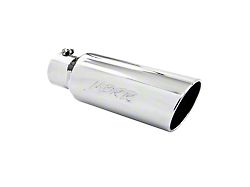 MBRP 6-Inch Angled Rolled End Exhaust Tip; Polished (Fits 4-Inch Tailpipe)
