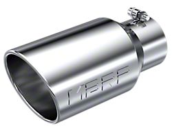 MBRP 6-Inch Angled Rolled End Exhaust Tip; Polished (Fits 4-Inch Tailpipe)