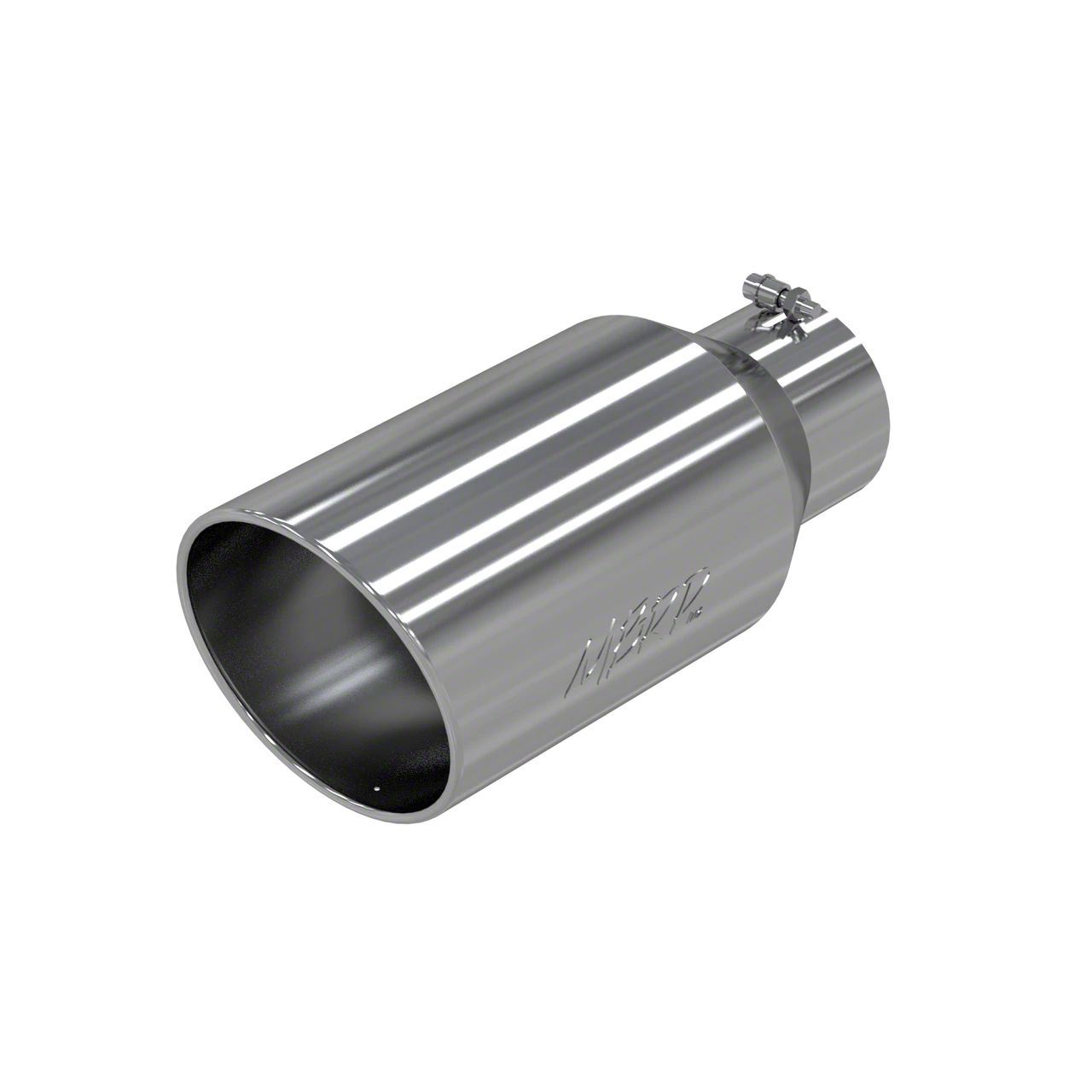 MBRP Sierra 3500 8-Inch Angled Rolled End Exhaust Tip; Polished T5129 ...