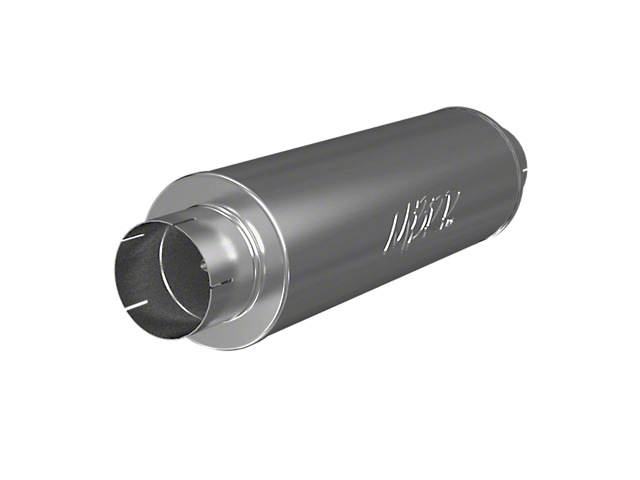 MBRP Installer Series Quiet Tone Muffler; 5-Inch Inlet/5-Inch Outlet (Universal; Some Adaptation May Be Required)