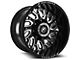 XF Offroad XF-207 Gloss Black Milled 6-Lug Wheel; 24x14; -76mm Offset (16-23 Tacoma)