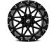 XF Offroad XF-211 Gloss Black Milled 6-Lug Wheel; 24x14; -76mm Offset (16-23 Tacoma)