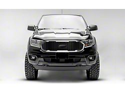 T-REX Grilles Laser X-Metal Series Upper Replacement Grille with Brushed Trim; Black (19-22 Ranger)