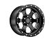 American Outlaw Wheels Gambler Gloss Black Milled 6-Lug Wheel; 20x9; 18mm Offset (05-15 Tacoma)