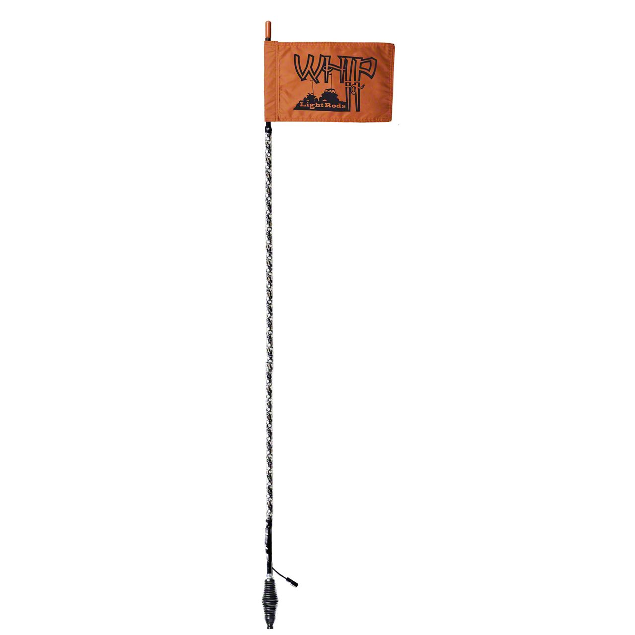 7-Foot Premium LED Light Rod; Black (Universal; Some Adaptation May Be Required)