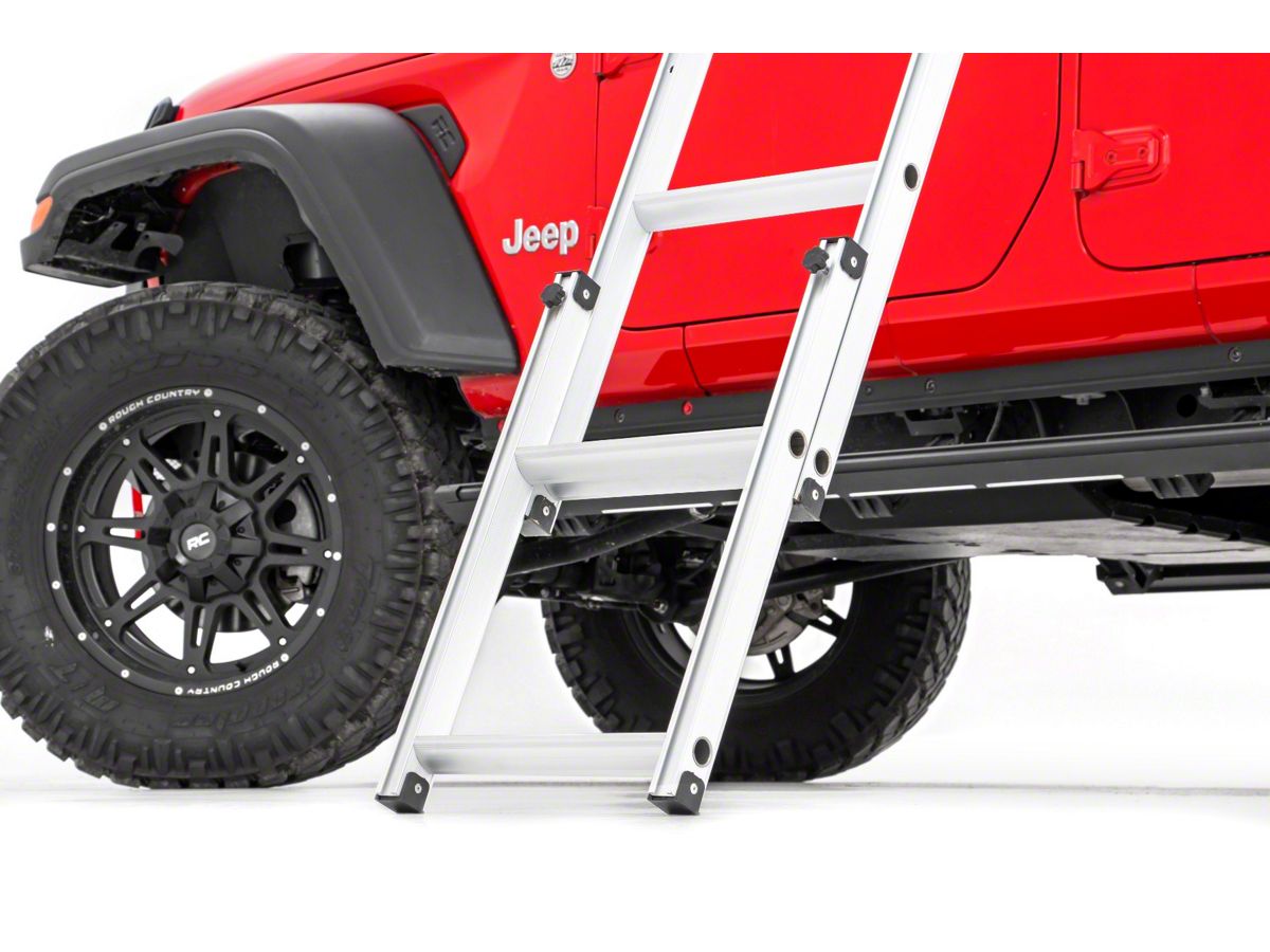 Rough Country Jeep Wrangler Roof Top Tent Ladder Extension 99051 - Free  Shipping