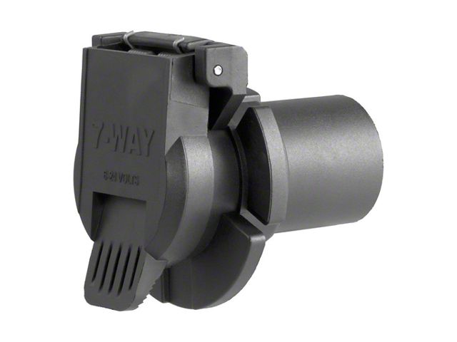 Replacement OE 7-Way RV Blade Socket; Twist-In (10-21 Tundra)