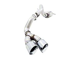 AWE 0FG Single Exhaust System with Chrome Silver Tips; Rear Exit (19-22 Ranger)