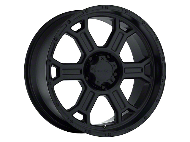 Vision Off-Road Raptor Matte Black 6-Lug Wheel; 17x9; -6mm Offset (22-23 Tundra)