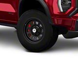 Mammoth D Window Matte Black 6-Lug Wheel; 17x9; -6mm Offset (23-26 Canyon)