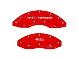 Gen III Brake Caliper Overlays; Red; Front and Rear (15-25 Canyon w/ 18+ Inch Wheels)