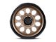Lock Off-Road 50Cal Matte Desert Bronze with Matte Black Ring 6-Lug Wheel; 17x9; -12mm Offset (22-24 Tundra)