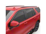 EGR In-Channel Window Visors; Front and Rear; Matte Black (21-26 Yukon)