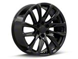 AGP Wheels 106 Gloss Black 6-Lug Wheel; 22x9; 28mm Offset (21-26 Yukon)