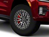 Fuel Wheels Rebel Matte Gunmetal with Black Bead Ring 6-Lug Wheel; 18x9; 1mm Offset (21-26 Yukon)