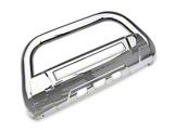 Barricade 3.50-Inch Bull Bar with Skid Plate and 20-Inch LED Light Bar; Stainless Steel (11-19 Sierra 2500 HD)