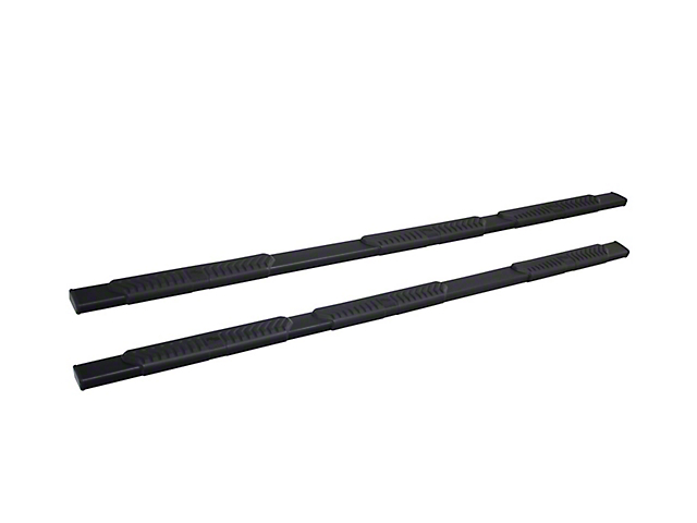 R5 M-Series Wheel-to-Wheel Nerf Side Step Bars; Black (07-19 Sierra 2500 HD Crew Cab SRW w/ 8-Foot Long Box)