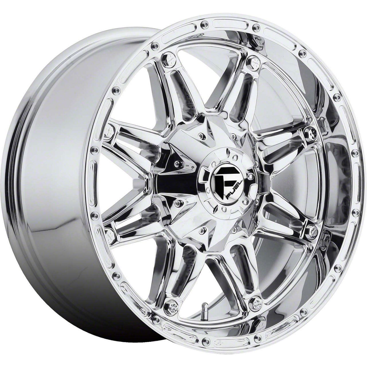 Fuel Wheels Silverado 3500 Hostage Chrome Plated 8Lug Wheel; 18x9