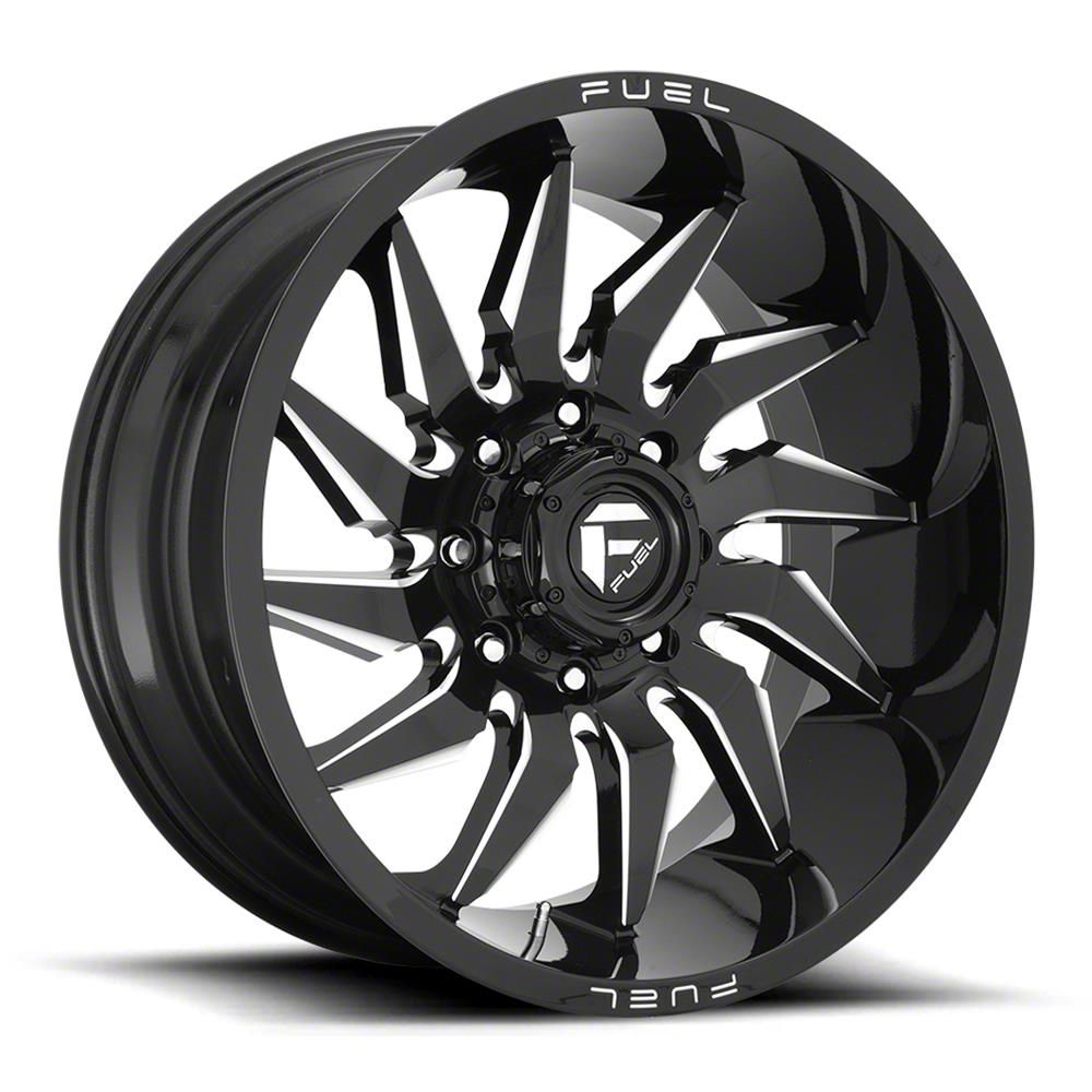 Fuel Wheels RAM 2500 Saber Gloss Black Milled 8-Lug Wheel; 20x9; 20mm ...