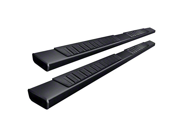 R7 Nerf Side Step Bars; Black (20-23 Sierra 2500 HD Double Cab)