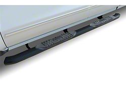 Raptor Series 5-Inch OE Style Curved Oval Side Step Bars; Black (19-22 Sierra 1500 Double Cab)