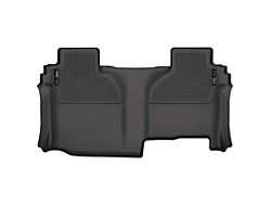 Husky X-Act Contour Second Seat Floor Liner; Full Coverage; Black (19-22 Sierra 1500 Double Cab)