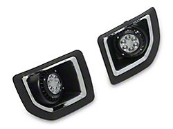 Factory Style Fog Lights; Clear (15-19 Sierra 2500 HD)