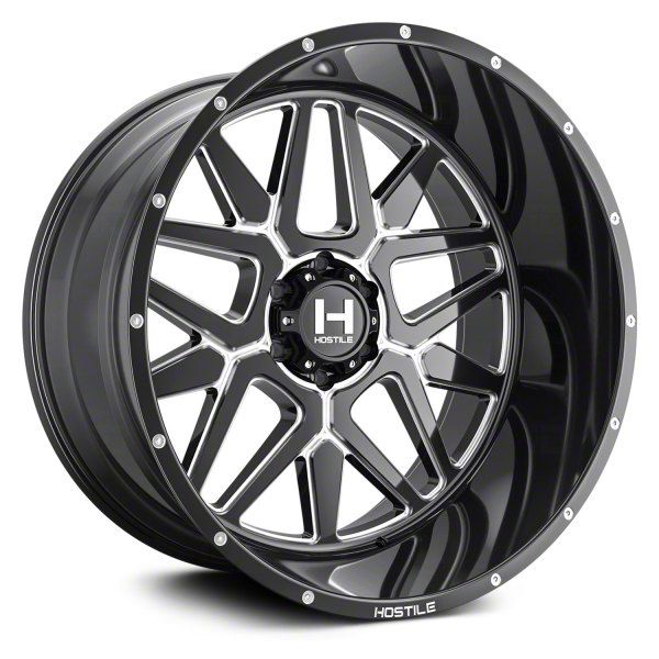 Hostile Silverado 2500 Diablo Blade Cut Wheel; 20x12; -44mm Offset H128 ...