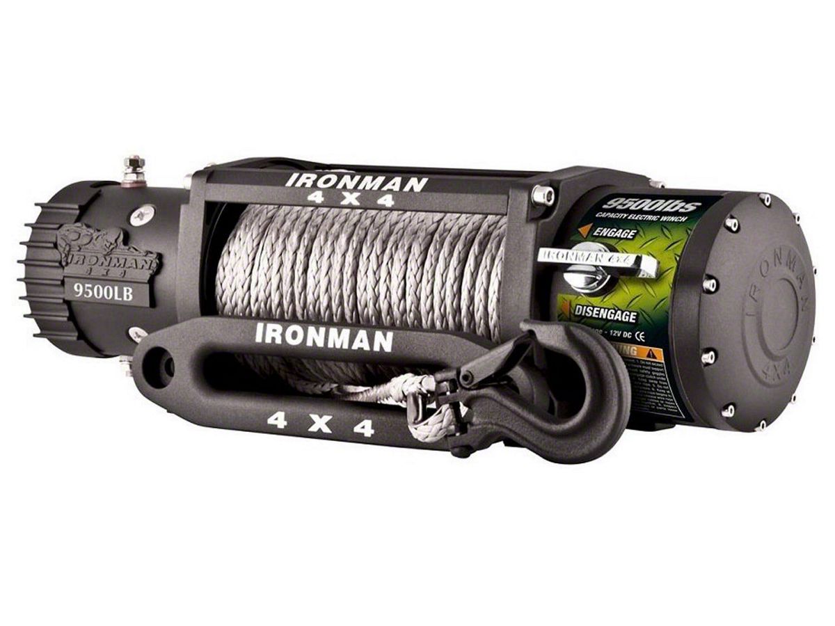 Ironman 4x4 Jeep Wrangler 9,500 lb. 12v Electric Monster Winch 