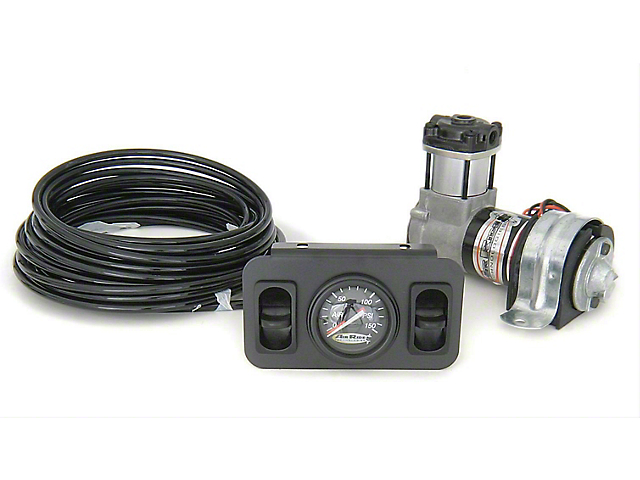 Ridetech Small OverLoad Style Compressor Kit; 2 Switch (99-22 Silverado 1500)