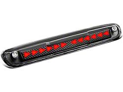 LED Third Brake Light with Sequential Triangle; Black (07-13 Sierra 1500)