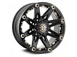 Ballistic Jester Flat Black with Camouflage Accents 8-Lug Wheel; 17x9; 12mm Offset (10-18 RAM 2500)