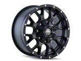 Mayhem Wheels Warrior Matte Black 8-Lug Wheel; 18x9; 18mm Offset (20-26 Silverado 2500 HD)