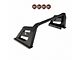Armour Roll Bar with 5.30-Inch Red Round Flood LED Lights; Black (07-24 Tundra)