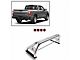 Classic Roll Bar with 7-Inch Red Round LED Lights; Stainless Steel (17-24 Titan)