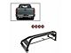 Classic Roll Bar with 5.30-Inch Red Round Flood LED Lights; Black (07-24 Tundra)