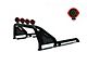Gladiator Roll Bar with 7-Inch Red Round LED Lights; Black (07-24 Tundra)