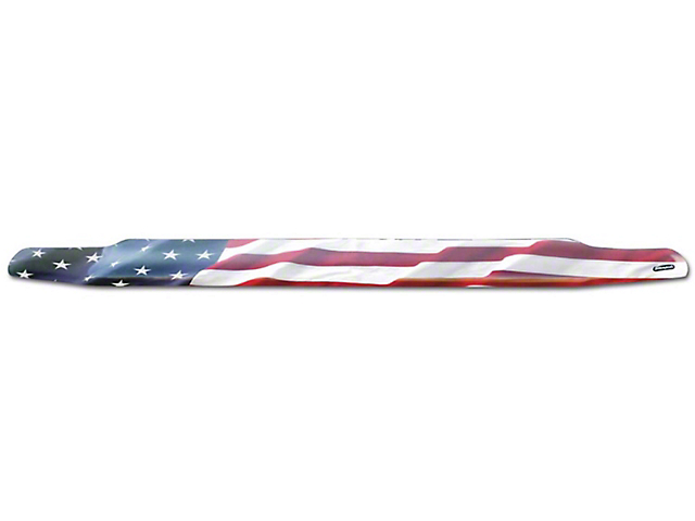 Vigilante Premium Hood Protector; American Flag (11-14 Sierra 2500 HD)