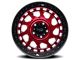Dirty Life Enigma Race Crimson Candy Red 6-Lug Wheel; 17x9; -12mm Offset (03-09 4Runner)