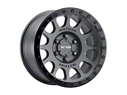 Method Race Wheels MR305 NV Matte Black with Gloss Black Lip 8-Lug Wheel; 17x8.5; 0mm Offset (19-22 RAM 2500)