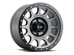 Method Race Wheels MR305 NV Titanium with Matte Black Lip 8-Lug Wheel; 18x9; 18mm Offset (03-09 RAM 2500)