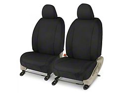 Covercraft Precision Fit Seat Covers Endura Custom Front Row Seat Covers; Black (19-23 Sierra 1500 w/ Front Bucket Seats)