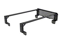 12.50-Inch Truck Bed Rack; Black Bars (20-23 Jeep Gladiator JT w/o Trail Rail System)